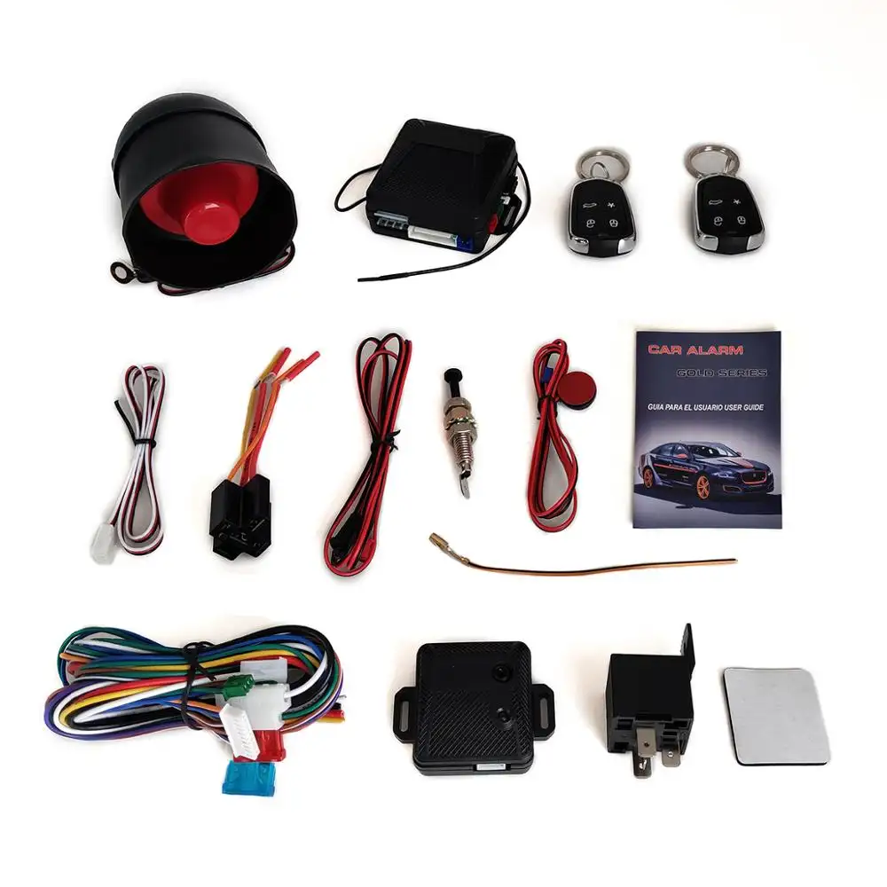 Factory directly Nemesis car alarm system with jumping code variable code 370Mhz remotes