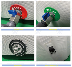 Bain de glace <span class=keywords><strong>gonflable</strong></span> commercial à double paroi en tissu, taille personnalisée, pour la récupération sportive des enfants et des adultes - Product Image 6