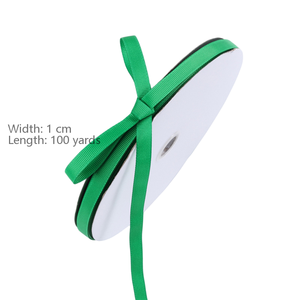 Cinta de grogrén de poliéster de color liso en varios tamaños - Tela multiusos para manualidades, envoltura de regalos o pinzas para el pelo - Product Image 4