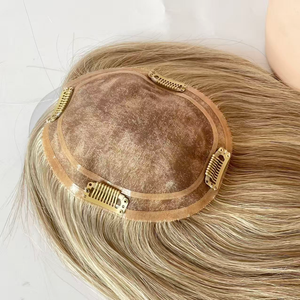 Extensiones de Cabello con Base Mono de 5.5x6.5 y 4 Clips para Mujer - Product Image 1
