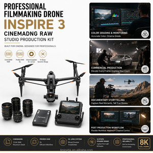 Dron Inspire 3 para cine profesional con cámara de fotograma completo CinemaDNG ProRes RAW para publicidad, documentales y estudio. - Product Image 1