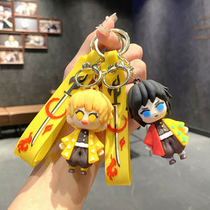 Porte-clés de voiture et sac à main Zhilang de deuxième génération, en métal et charbon, motif dessin animé Lame d'Extermination des Fantômes, vente en gros - Product Image 3