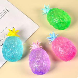 2025 New Stress Fidget Toy TPR Pineapple Maltose Nee <b>Squishy</b> Squeeze Toy - Product Image 6