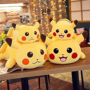 Peluche Creativo a Tema <span class=keywords><strong>Anime</strong></span>, Versione Festa, Pikachu e Pokémon, Cuscino Morbido e Carino, Regalo di Compleanno, Serie Pokémon - Product Image 2