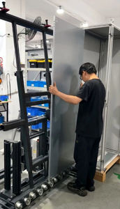 โต๊ะประกอบชิ้นส่วนโลหะแบบหมุน OEM พร้อมลิฟท์ยกแผงควบคุมไฟฟ้า โต๊ะทำงานสำหรับการผลิตพร้อมล้อเลื่อน ปรับแต่งได้ตามต้องการ สถานีงานเครื่องจักรกล - Product Image 3