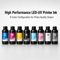 Tinta UV LED untuk Printer Digital Tinta Pengerasan UV Kecepatan Tinggi