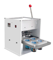 Machine de scellage thermique manuelle de feuilles d'aluminium, vente en gros, 25 pièces/min
