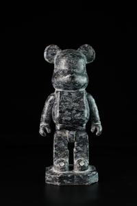 Stonekocc marka stonexh36cm şiddetli ayı siyah/beyaz kökleri mermer taş süsler dikey ev dekorasyon - Product Image 2