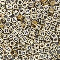 Perles Lettres Métalliques Dorées et Argentées à Grand Trou de 6 mm Personnalisées, Multicolores, en Plastique Acrylique en Gros pour la Fabrication de Bijoux DIY, OEM ODM, Vente en Gros