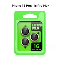 Protection d'objectif d'appareil photo en verre HD transparent facile à installer, film protecteur 9H pour iPhone 16 17 Pro Max Infinix Tecno Redmi