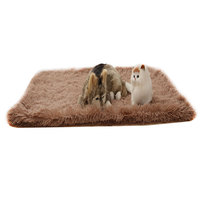 Couverture pour animaux de compagnie de luxe de qualité supérieure personnalisée de haute qualité en peluche douce polaire tapis de couchage chien couverture en fausse fourrure