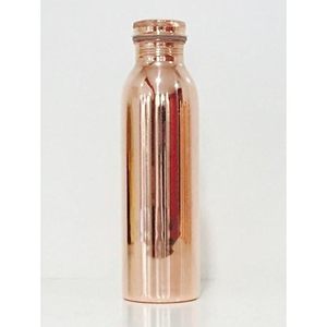 MAITHIL ART 100% Pure Copper Water Bottle Stylish Leak Proof Ayurvedic Health Benefits Free Jointed Copper <b>Plastic</b> <b>Drinkware</b> - Product Image 2