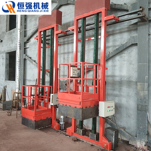 Plateforme élévatrice 3D, capacité 500 kg, base 1400x400 mm, plateforme de travail industrielle avec garde-corps pour cabines de peinture et sablage - Product Image 4