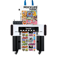 Impresora Textil DTF Locor Nueva de 60 cm A2 con 2 Cabezales i3200, Impresora de Camisetas sin Bordes con Película PET, Suministro Directo de Fábrica