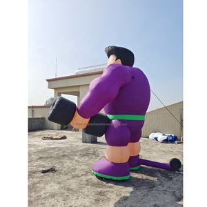 Publicité extérieure pour les clubs de fitness et les salles de sport gonflables, ballons géants gonflables promotionnels en forme de muscul homme - Product Image 5