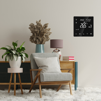 Tombol Sentuh Digital Pintar Termostat Wifi dengan Termostat Kipas AC yang Dapat Diprogram Tuya untuk Termostat Pendingin Udara.