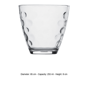 Verre à eau Bormioli Rocco Dots 26 cl H 8 cm Ø 8,5 cm - Product Image 3