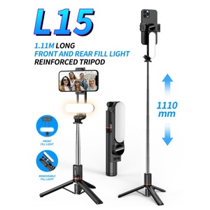 Có Thể Gập Lại Di Động Ảnh Tự Sướng Thanh L15 Có Thể Tháo Rời Điều Khiển Từ Xa Có Thể Điều Chỉnh 360 Xoay Tripod Đứng Với Điền Ánh Sáng Cho Điện Thoại - Product Image 2