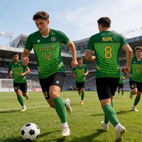 Maillot de football personnalisé de qualité supérieure pour hommes, ensemble complet pour équipe, maillot de football rétro personnalisé