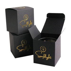 Customized Gold Foil Logo Black Kraft <b>Paper</b> Packaging <b>Paper</b> <b>Box</b> Wholesale Recyclable Cosmetics Gift <b>Box</b> - Product Image 2