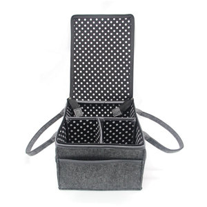Bolsa Organizadora de Pañales para Bebé, Portátil, de Fieltro, Contenedor de Almacenamiento para Guardería, para Compras y Viajes - Product Image 5