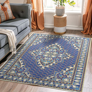 YOULTTAN lusso Persian di grandi dimensioni in poliestere morbido Design moderno tappeto da soggiorno lavabile in lavatrice zona coperta pieghevole - Product Image 4