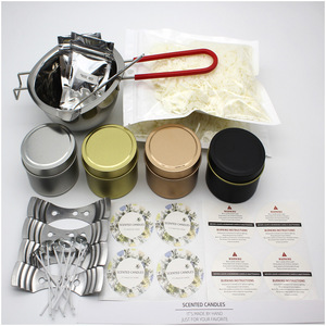 Autocollants personnalisés pour bougies en cire de soja avec logo, points adhésifs, décorations faites à la main pour la maison, kit de fabrication de bougies parfumées DIY - Product Image 3