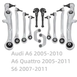  Braço oscilante superior e inferior para audi a6 c6 2010, para audi a6 c6 2004- 2008 Audi A6 2005-2008 A6 Quattro 2005-2011 S6 2007-2010