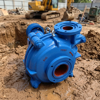 Pompe à boue horizontale pour le pompage de sable, récupération de sable fin, dragage de rivière, pompe à boue haute pression en acier inoxydable OEM