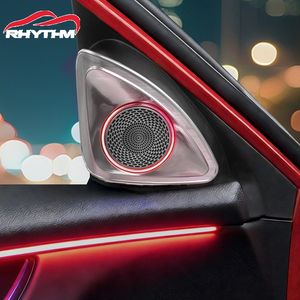 Tweeter rotatif Rhythm 4D pour Honda Civic 10ème génération 2016-2021, haut-parleur de montant A avec éclairage d'ambiance - Product Image 1