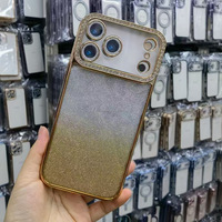Étui de téléphone de paillettes pour iPhone 17 étui de Bling de mode de TPU pour iPhone 17 16 15 14 13 12 11 étui de téléphone p