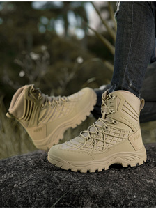 Sepatu Hiking Taktis Musim Gugur untuk Pria, TPU Tahan Lama, Penyangga Pergelangan Kaki Sedang-Tinggi, Sepatu Outdoor untuk Mendaki dan Trekking, Musim Gugur Musim Panas - Product Image 4