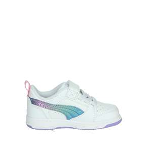 Baskets Puma pour filles, blanches, taille 22, fermeture Velcro, toile respirante, toutes saisons - Product Image 4