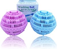 Boules de lavage en TPE minéral naturel MIXWARES, aide au séchage, respectueuses de l'environnement, pour machine à laver, modèle MS4006409