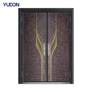 Porte extérieure YUDON DOOR série <span class=keywords><strong>Carmen</strong></span> en alliage de zinc personnalisée avec âme insonorisée et options sur mesure - Product Image 1