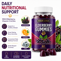 Gummies sans sucre à base de baies de sureau et de sucre de betterave, marque privée OEM/ODM, pour adultes – Produits de beauté pour adultes