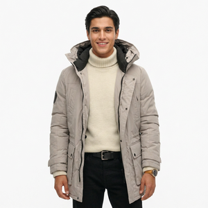 Street Wear Casual Hip Hop Men <b>Parka</b> <b>Jacket</b> for Sale Winter Warm Thick Fleece Men <b>Parkas</b> <b>Jacket</b> in Low MOQ - Product Image 1