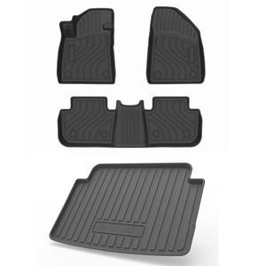 Ensemble complet de tapis de sol de voiture 3D en TPE antidérapant, résistant à l'usure et facile à nettoyer, plateau de coffre pour <span class=keywords><strong>MG</strong></span> Mulan MG4 (EV) - Product Image 1