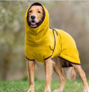 छोटे कुत्ते गर्म ऊन बनियान जैकेट ठोस पैटर्न कुत्ते सर्दियों के मौसम के लिए - Product Image 2