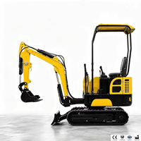Mini-excavatrice compacte avec démarrage électrique, entretien facile et moteur à faible bruit pour une utilisation quotidienne