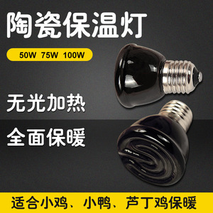 Lampe de chauffage pour poussins Rutin E27, ampoule chauffante en céramique, économie d'énergie, pour la chaleur hivernale des volailles - Product Image 5