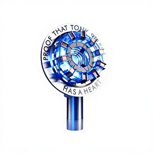 <span class=keywords><strong>Marvel</strong></span> <span class=keywords><strong>Legends</strong></span> <span class=keywords><strong>Iron</strong></span> Arc Reactor Y Stark Heart Chest Lamp Avengers Figura Periférica Modelo de Metal Juguete Regalo - Product Image 2