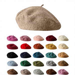 Boinas de Lana para Mujer, Elegantes, Cálidas, para Viajes al Aire Libre, con Bordado Personalizado, Logotipo Personalizado, MOQ Bajo, Venta al por Mayor - Product Image 4