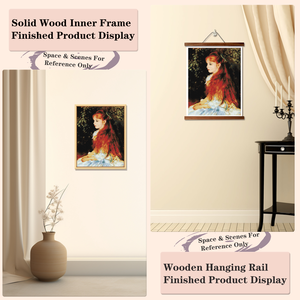 Kit de peinture diamant encadrée DIY pour fille, portrait style classique, avec diamants ronds, art imprimé, artisanat - Product Image 5