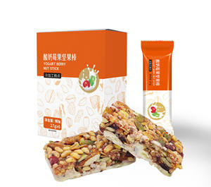 Torte cinesi cibo sano nocciolo biscotto Snack Bar pasto frutta Yogurt Berry Nut Bar - Product Image 1