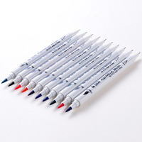 Ensemble de 80 stylos pinceaux marqueurs aquarelle STA Art pour adultes - Couleurs vives pour le dessin et la peinture