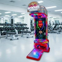 Farbenfrohe LED-Multifunktions-Boxautomaten-Unterhaltungsmaschine, Stimulierendes Münzbetriebenes Digitales Spielzentrum mit 1 Jahr Garantie auf Englischsprachige Version