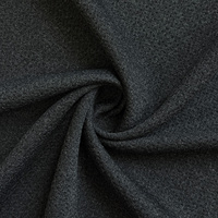 Maßgefertigter Großhandel Garngefärbter Dunkelgrauer 100% Polyester Jacquard Wabengitter-Strickstoff für Sportbekleidung Trainingsanzüge