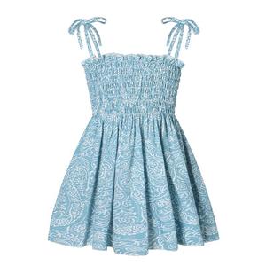 Vestido de Verano para Niñas al por Mayor, Diseño Halter de Algodón Cómodo con Estampado, Vestido de Algodón para Niñas - Product Image 6