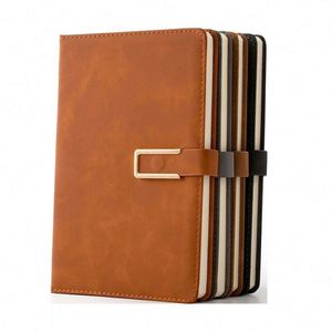High Quality A5 PU Leather Hardcover <b>Journal</b> Notebook Thermal Binding 100 Sheets Magnetic Closure Embossed Logo Digital Printing - Product Image 1